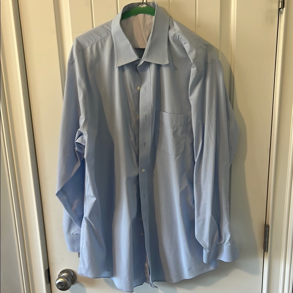 Brooks Brothers Blue Dress Shirt with Classic Collar